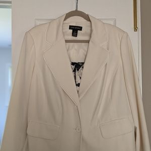 Cream color jacket and pants